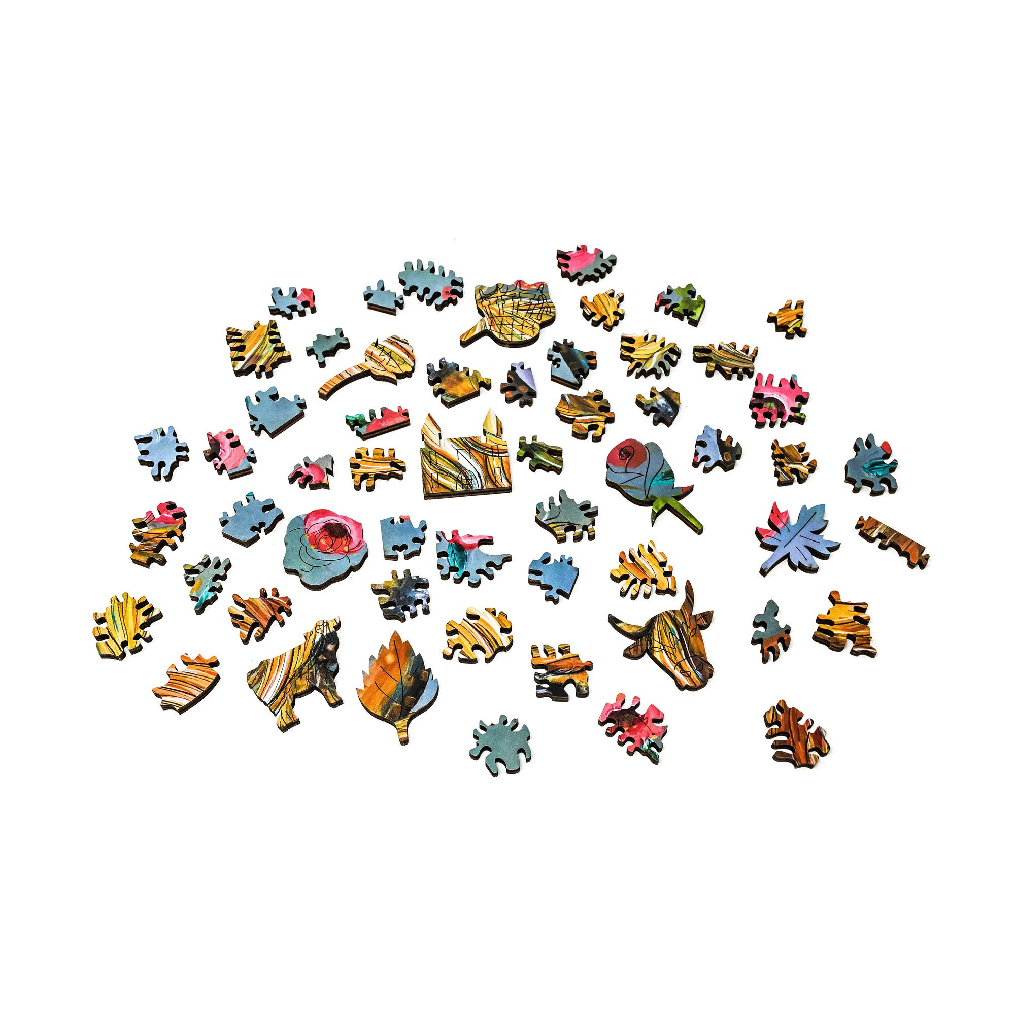 Wooden Jigsaw Puzzle - Flowers for Daisy: 356 Pcs